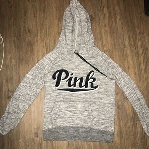 PINK grey hoodie